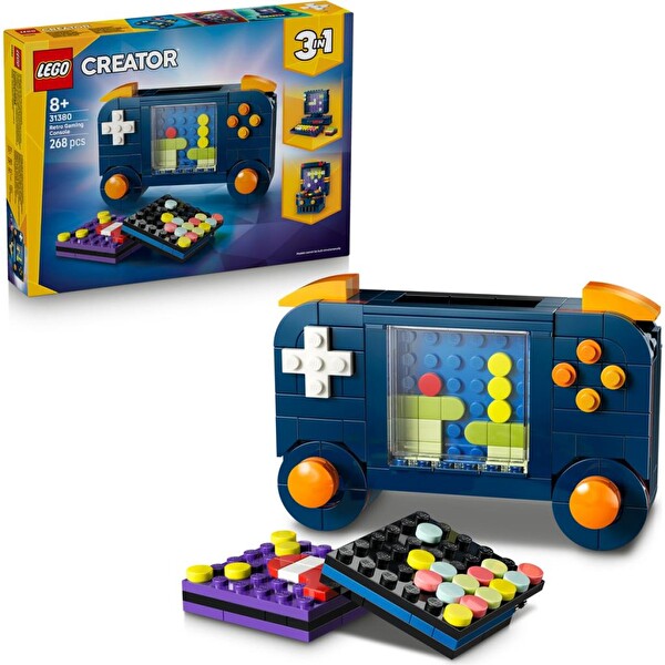 LEGO Creator 3'ü 1 Arada Retro Oyun Konsolu Blok Oyuncak 31380