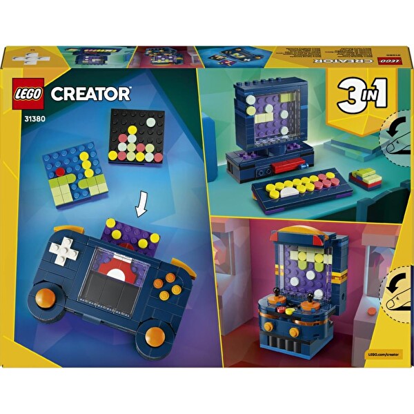 LEGO Creator 3'ü 1 Arada Retro Oyun Konsolu Blok Oyuncak 31380