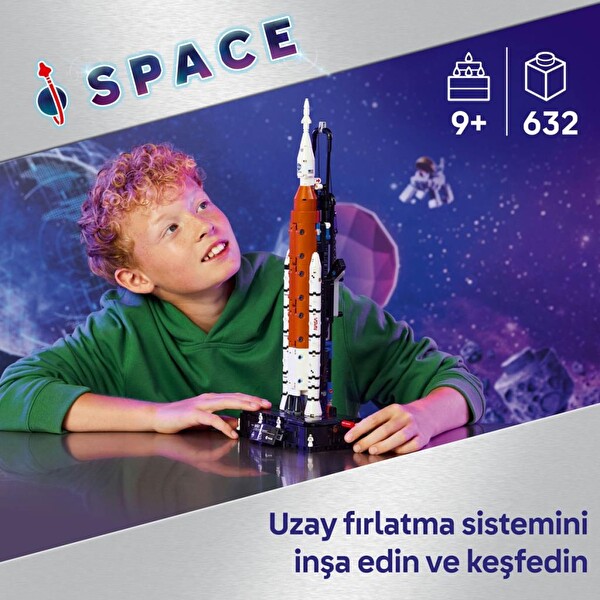 LEGO 42221 Technic NASA Artemis Uzay Fırlatma Sistemi Roketi