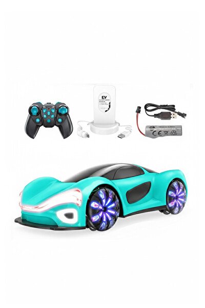 Vardem Şarjlı 2.4G Elektrikli Spor Uzaktan Kumandalı Araba Yeşil JIN-2990