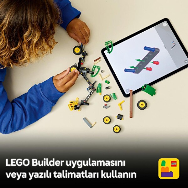LEGO Technic John Deere 1470H Tekerlekli Orman Makinesi 42218