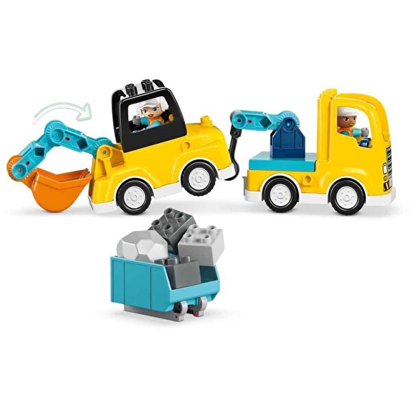 LEGO Duplo 3’ü 1 Arada İnşaat Araçları 10475