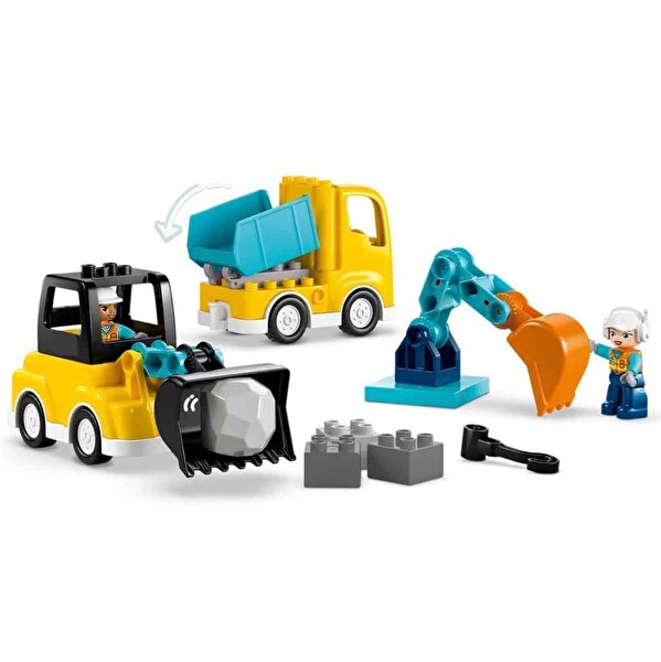 LEGO Duplo 3’ü 1 Arada İnşaat Araçları 10475