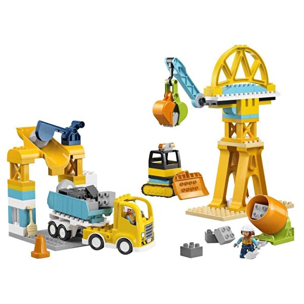 LEGO Duplo 3’ü 1 Arada İnşaat Sahası ve Araçları 10476