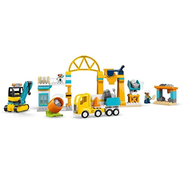 LEGO Duplo 3’ü 1 Arada İnşaat Sahası ve Araçları 10476