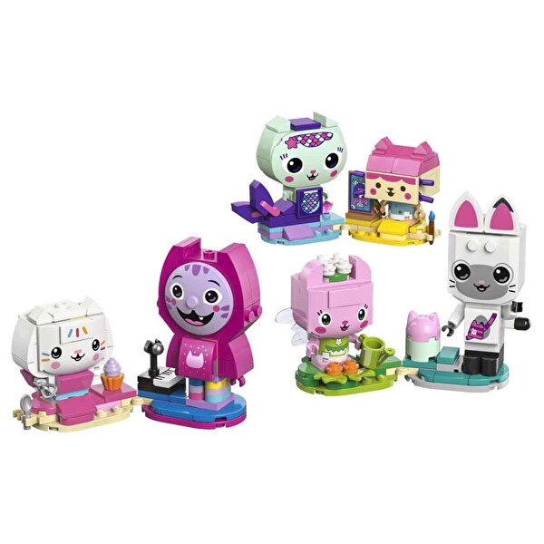 LEGO Gabby's Dollhouse Gabby'nin Parçalarla İnşa Edilen Kedi Arkadaşları 11215