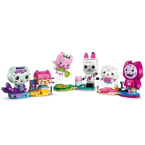 LEGO Gabby's Dollhouse Gabby'nin Parçalarla İnşa Edilen Kedi Arkadaşları 11215