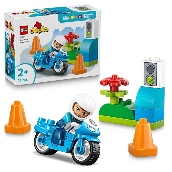 LEGO Duplo Mavi Polis Motosikleti 10471
