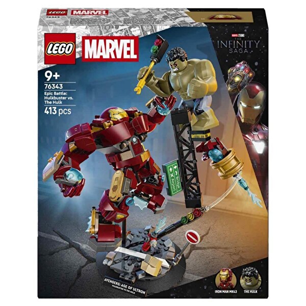 LEGO Marvel Efsanevi Savaş: Hulkbuster Hulk'a Karşı 76343