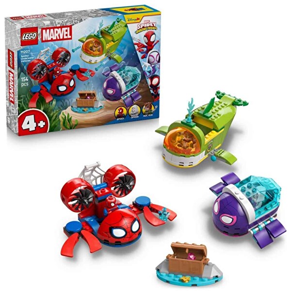 LEGO Marvel Spidey ve Arkadaşları Spidey Su Altı Araçları 11207
