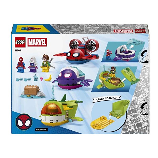 LEGO Marvel Spidey ve Arkadaşları Spidey Su Altı Araçları 11207