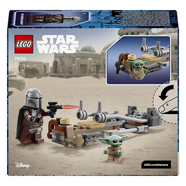 LEGO Star Wars Mandalorian Ve Grogu'nun Hız Motoru 75436