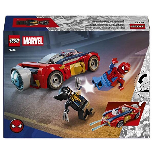 LEGO Marvel Örümcek Adam Arabası Venomlaşmış Wolverine’e Karşı 76336