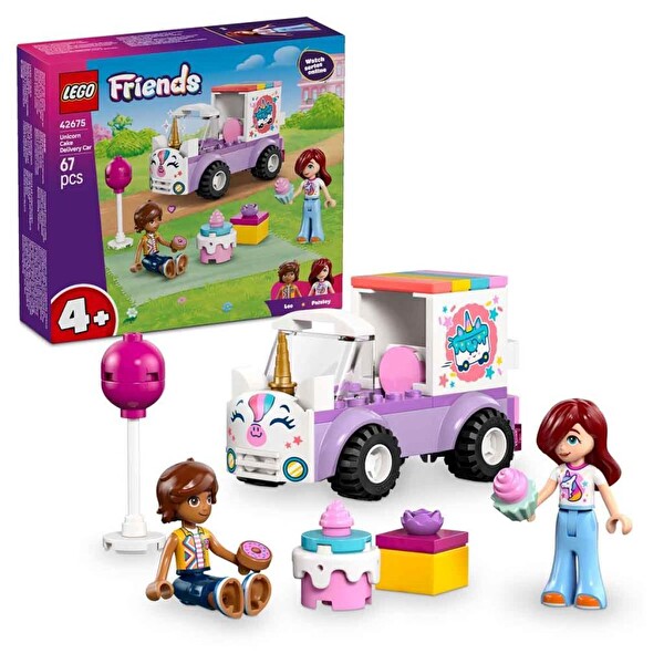 LEGO Friends Tek Boynuzlu At Pasta Dağıtım Arabası 42675