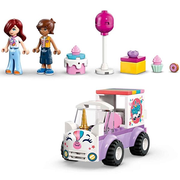 LEGO Friends Tek Boynuzlu At Pasta Dağıtım Arabası 42675