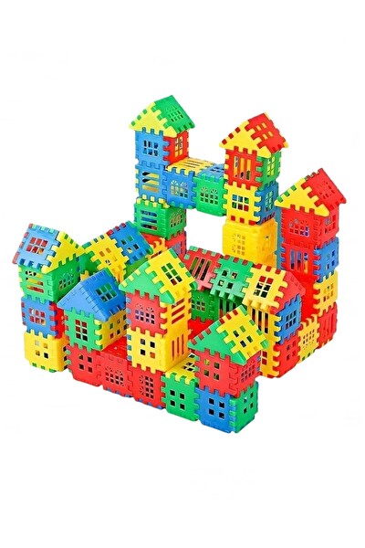Rovexa 192 Parça Yapı Oyuncak Puzzle Blok 3D Tasarım Yeteneğini Geliştiren Eğlenceli Bilişsel Yapı Taşları