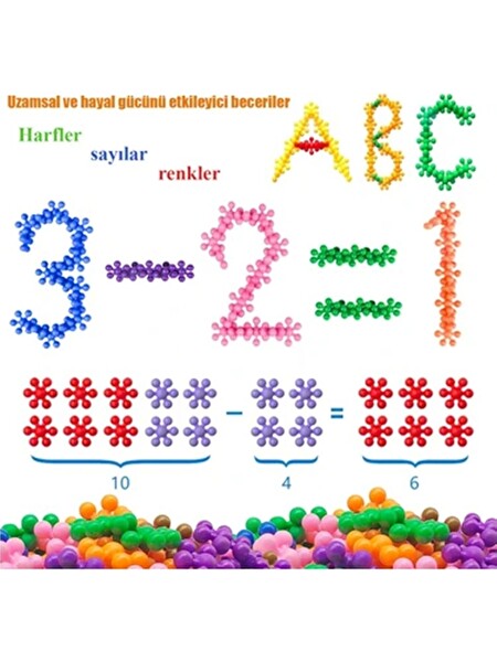 Rovexa Master Molecules 240 Parça STEM Eğitici Oyuncak 3D Zeka Geliştirici Yapı Set