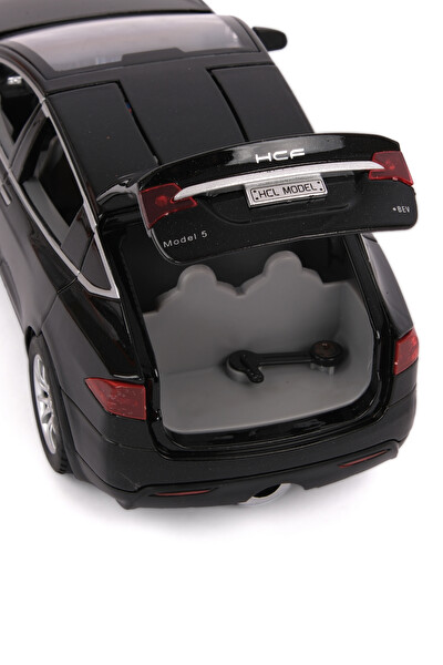 Vardem Kutulu 1:22 Sesli Ve Işıklı Buharlı Araba Siyah HCL-511