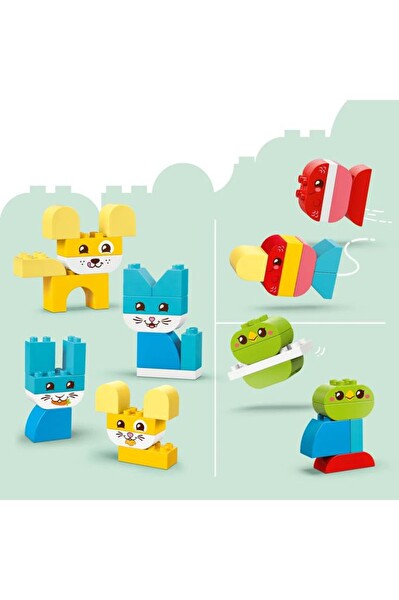 LEGO Duplo İlk 3'ü 1 Arada Yaratıcı Sevimli Hayvanlar 10477 Lisanslı Ürün