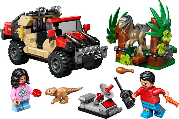 LEGO Jurassic World Raptor Off-Road Escape Blok Oyuncak 76972