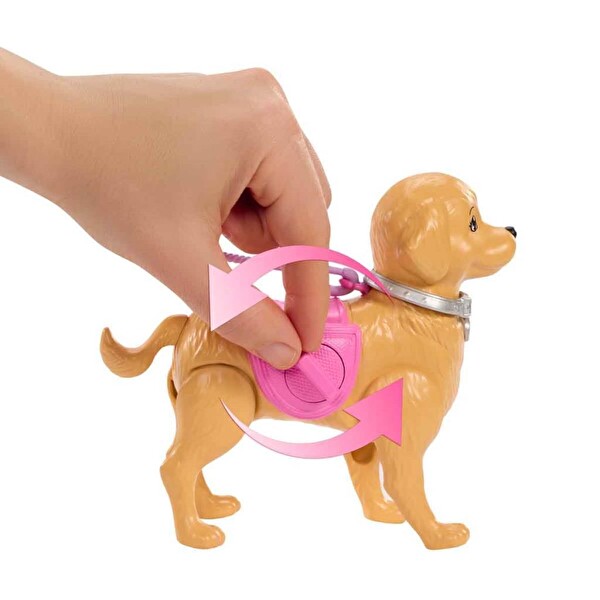 Barbie ve Köpekçiğin Yürüyüş Zamanı Oyun Seti JJB46