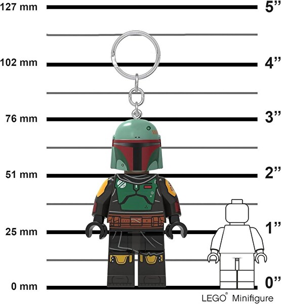 LEGO Minifigures Boba Fett Led Key Chain KE188H