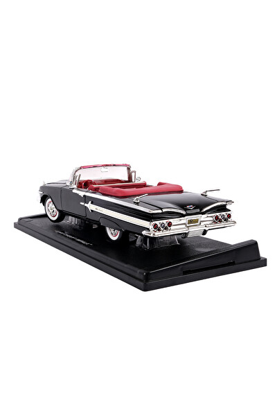 Vardem 1:18 1960 Chevrolet Impala Araba Siyah - MM73110