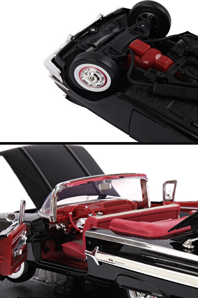Vardem 1:18 1960 Chevrolet Impala Araba Siyah - MM73110