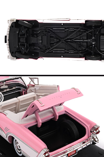 Vardem 1:18 1957 Buıck Roadmaster Oyuncak Araba Pembe - MM73152