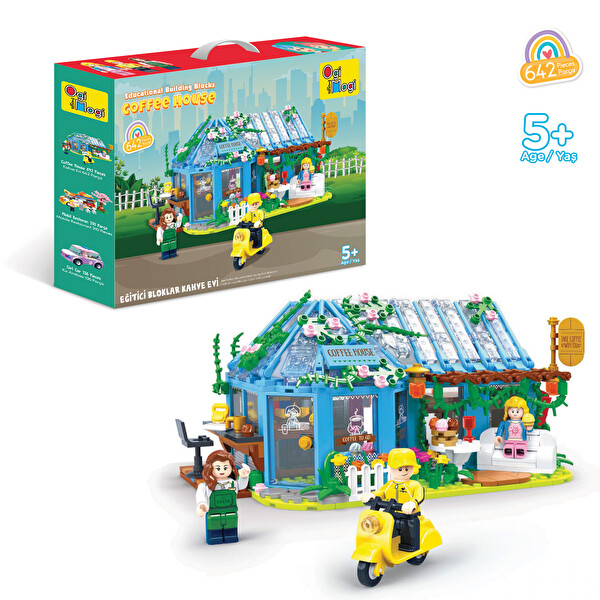 Ogi Mogi Toys Kahve Evi 642 Parça Yapı Seti Eğitici Blok Oyuncak