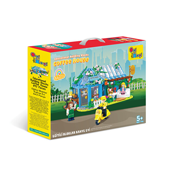 Ogi Mogi Toys Kahve Evi 642 Parça Yapı Seti Eğitici Blok Oyuncak