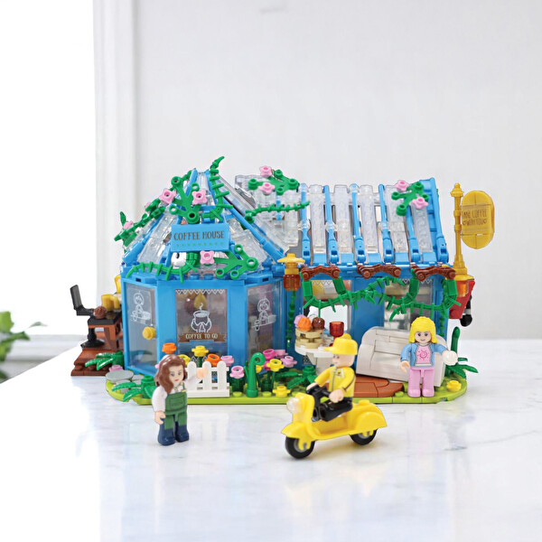 Ogi Mogi Toys Kahve Evi 642 Parça Yapı Seti Eğitici Blok Oyuncak