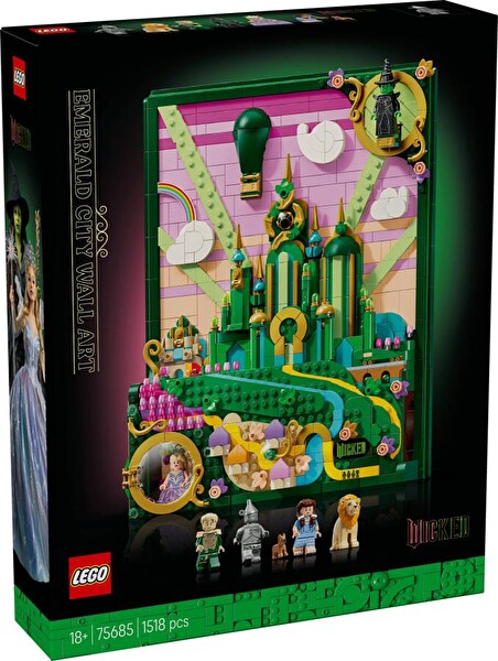 LEGO Wicked Emerald City Duvar Tablosu 75685