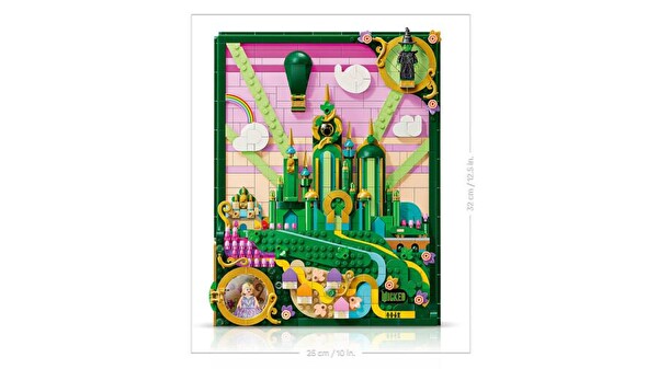 LEGO Wicked Emerald City Duvar Tablosu 75685