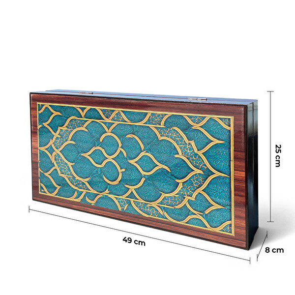 Biggdesign Oriental Tavla Mıknatıslı MDF Kasa Çizilmez Zemin 2 Kat Vernik Cilalı