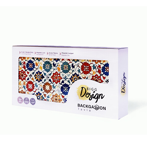 Biggdesign Bloom Tavla - Çizilmez Zeminli Mıknatıslı MDF Kasa 2 Kat Vernik Cilalı