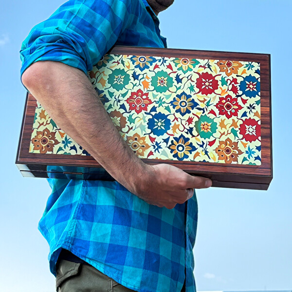 Biggdesign Bloom Tavla - Çizilmez Zeminli Mıknatıslı MDF Kasa 2 Kat Vernik Cilalı