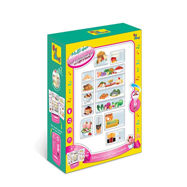 Ogi Mogi Toys Işıklı ve Sesli Çok Kapılı Buzdolabı