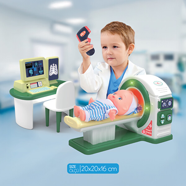 Ogi Mogi Toys Işıklı ve Sesli Bilgisayarlı Tomografi Makinesi Medikal Oyun Seti