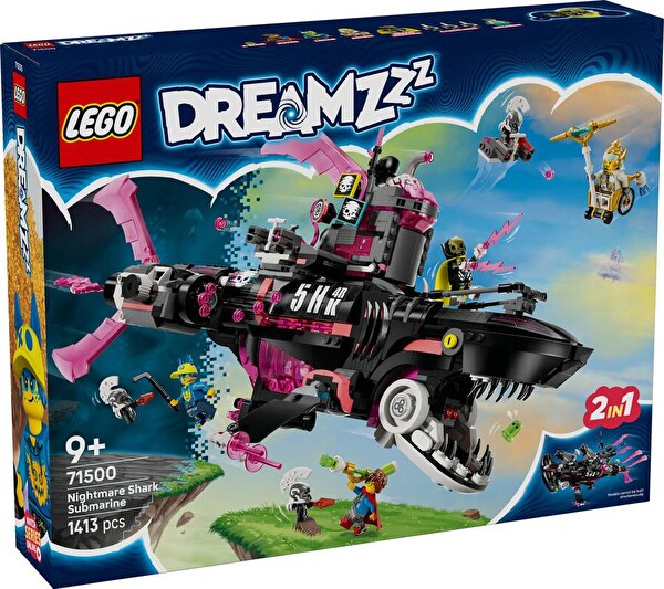 LEGO Dreamzzz Nightmare Shark Submarine 71500 Fiyatı ve