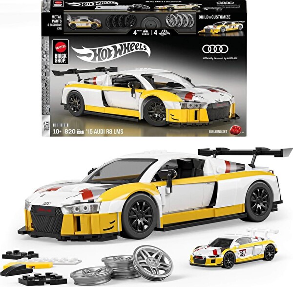 Hot Wheels Mattel Brick Shop JFT18 '15 Audi R8 LMS