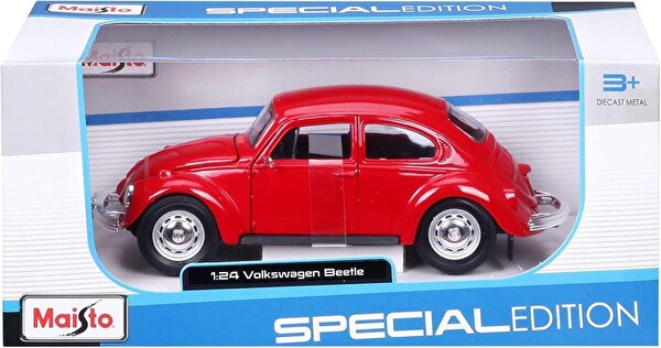 Maisto Volkswagen Beetle 1:24 Model Araba S/E Kırmızı