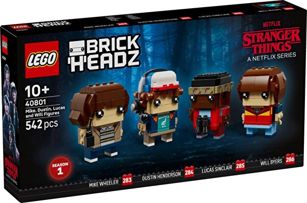 LEGO BrickHeadz Mike, Dustin, Lucas and Will Figures 40801
