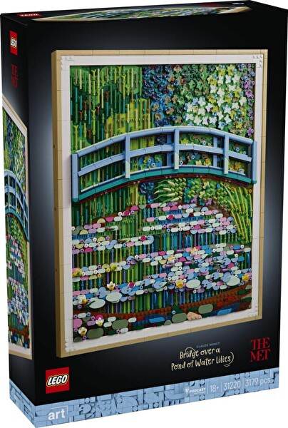 LEGO Art Claude Monet Nilüfer Gölü Üzerinde Köprü 31220