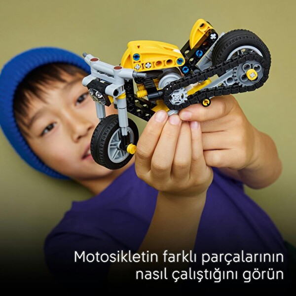 LEGO Technic Sarı Motosiklet 42225