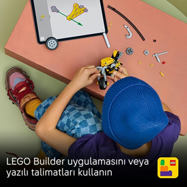 LEGO Technic Sarı Motosiklet 42225