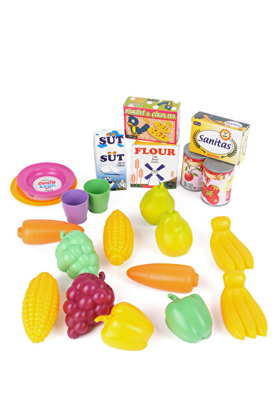 Rozitoys 22 Parça Fileli Oyuncak Meyve ve Sebze Seti