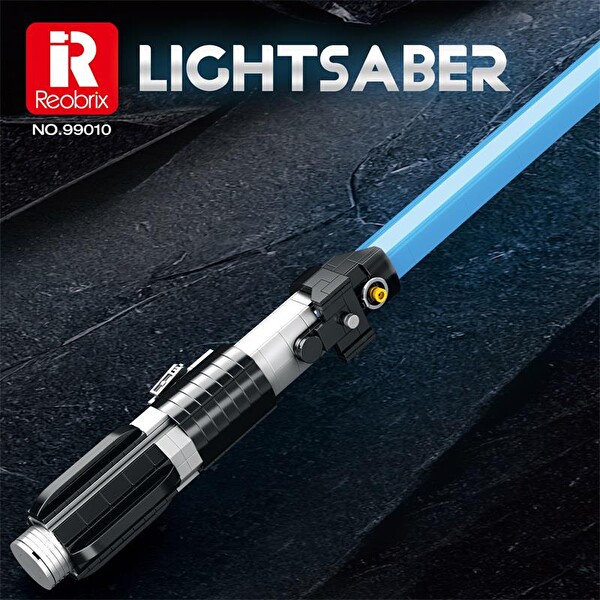Reobrix 99010 Işın Kılıcı Mavi Yaratıcı Yapı Blok Seti Building Blocks Lightsaber - 629 Parça