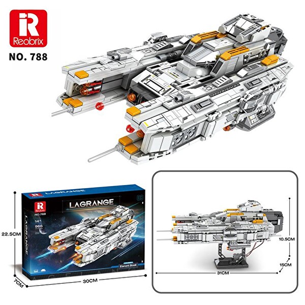 Reobrix 788 Sonsuz Evren Lagrange CV-11003 Infinite Universe Lagrange Yaratıcı Yapı Blok Seti Building Blocks - 966 Parça