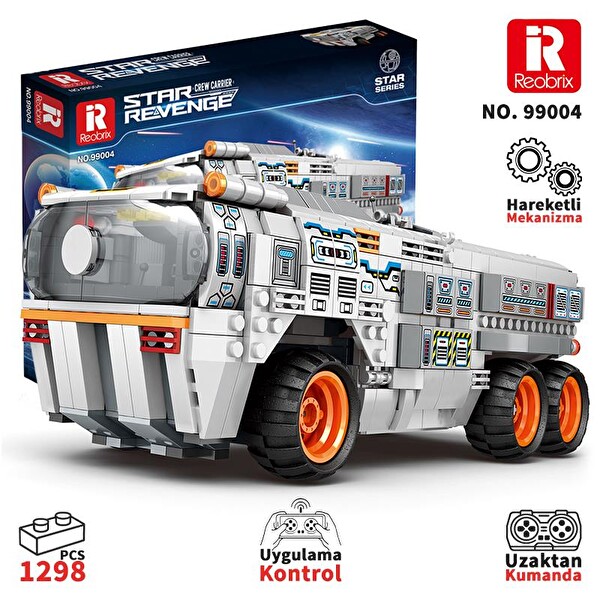 Reobrix Technic 99004 Mürettebat Taşıyıcı Star Revenge:Crew Carrier Yaratıcı Yapı Blok Seti Building Blocks - 1298 Parça
